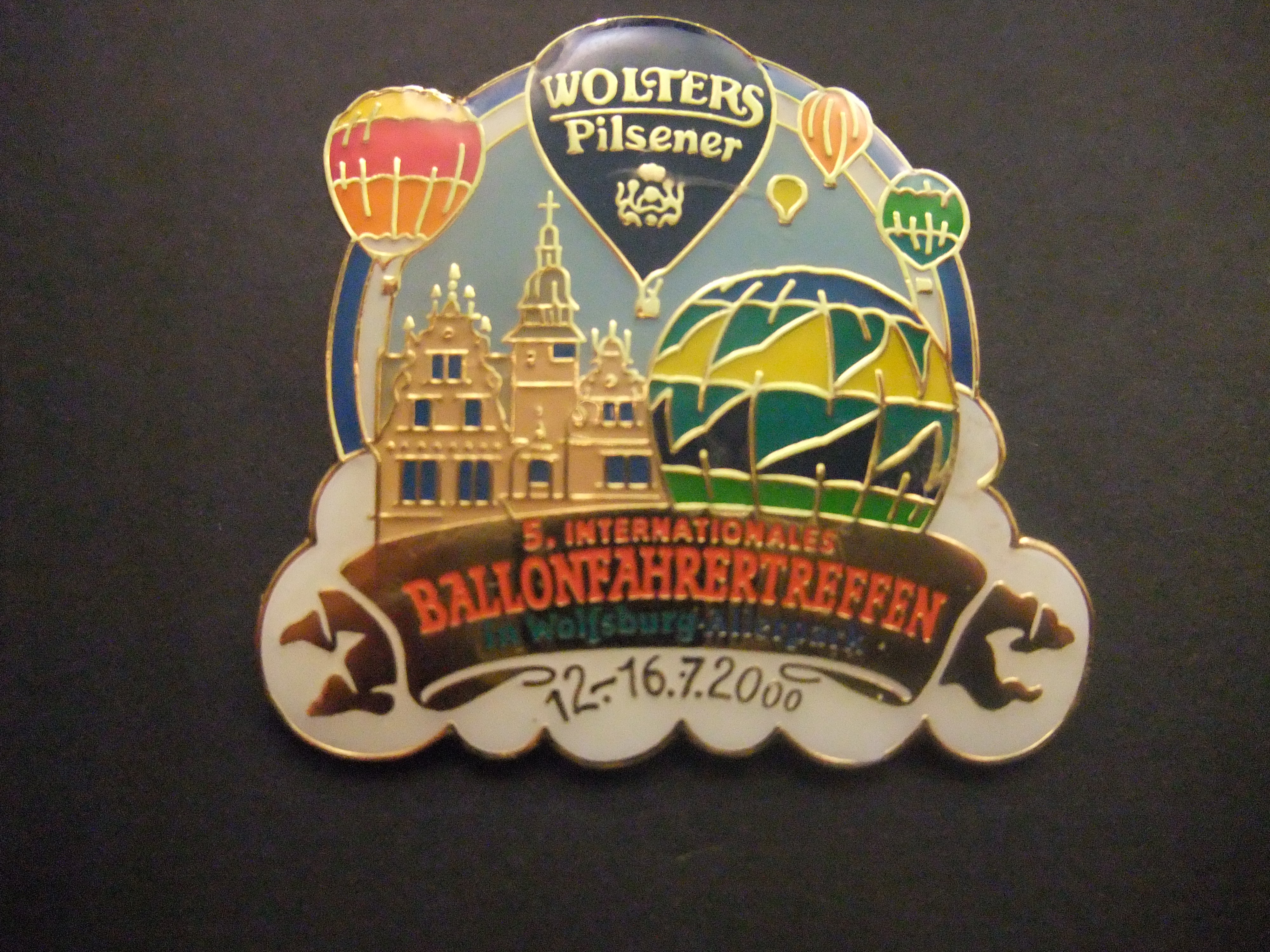 Wolters Pilsener( Duits bier)International Ballonfahrertreffen Wolfsburg